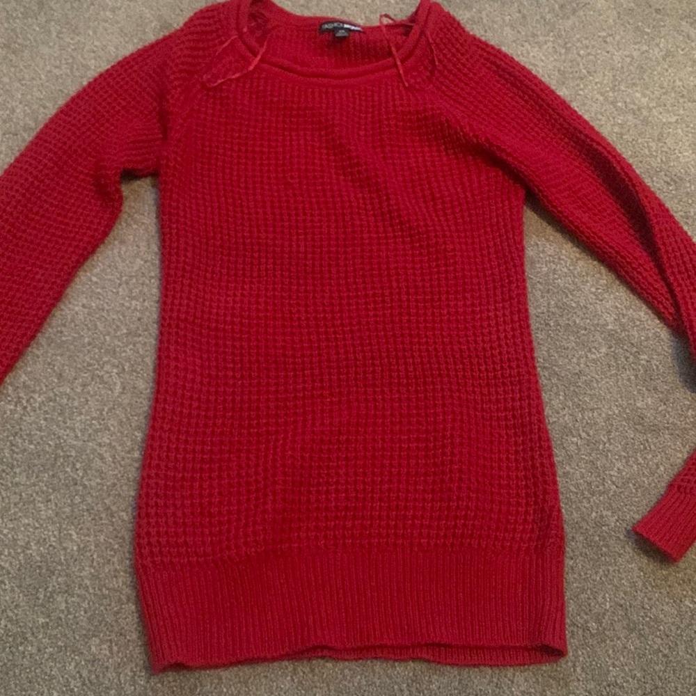 red fashion nova sweater